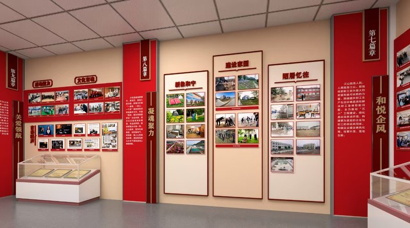 某机关单位党建文化展厅